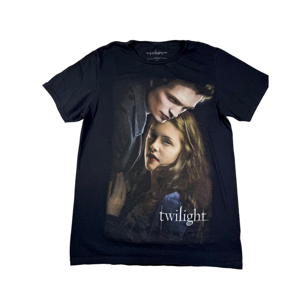 Twilight Saga Edward Bella Graphic T Shirt Women’s XS Black 2022 Movie Tee